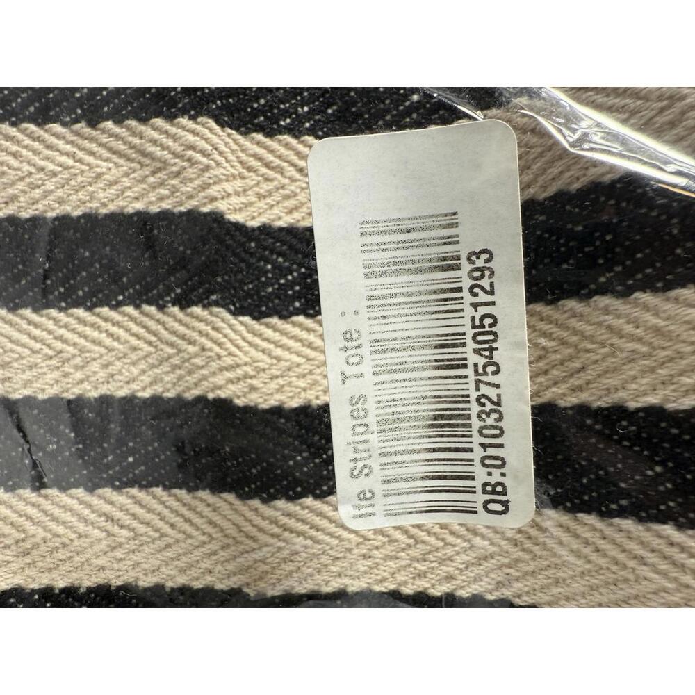 Guadalupe Ife Stripes Tote - Black / White - Picture 4 of 6